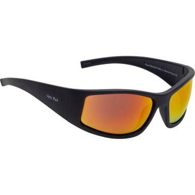 Ugly Fish Flex Safety RSU5507, Matte Black/Orange Mirror Lenses