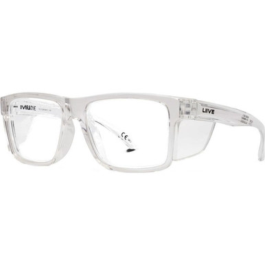 Liive Tradie Safety - Xtal/Clear Lenses