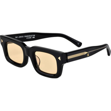 Oscar &amp; Frank The Jones, Gloss Black/Yellow Photochromic Lenses