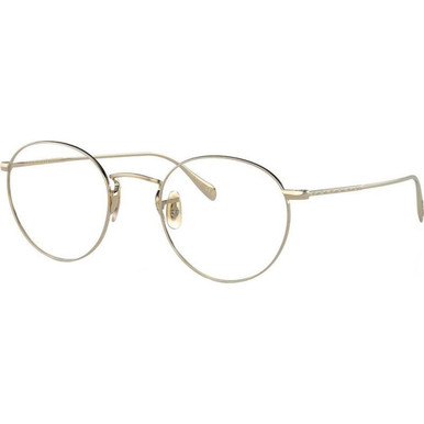 Oliver Peoples Glasses Coleridge OV1186 - Gold/Clear Lenses 47 Eye Size