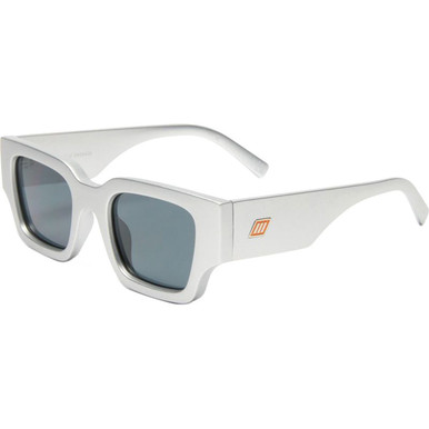 Matte Silver/Dark Grey Lenses