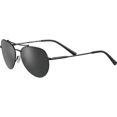 Matte Black/Smoke Photochromic Glass Polarised Lenses