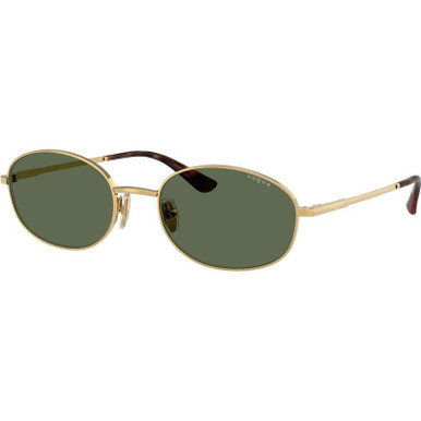 Vogue Eyewear VO4323S, Gold/Dark Green Lenses