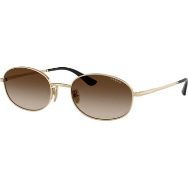 Vogue Eyewear VO4323S, Pale Gold/Dark Brown Gradient Lenses