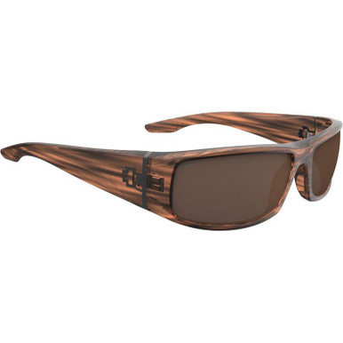 Spy Cooper, Brown Stripe Tort/Happy Bronze Lenses