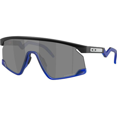 Oakley BXTR, Matte Black and Crystal Blue/Prizm Black Lenses