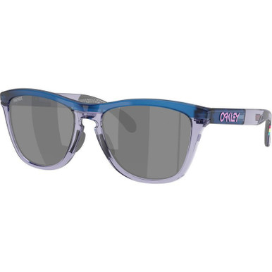 Oakley Frogskins Range - Matte Transparent Blue/Prizm Black Lenses