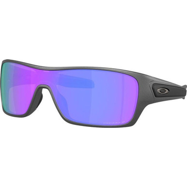 Oakley Turbine Rotor, Matte Steel/Prizm Violet Polarised Lenses