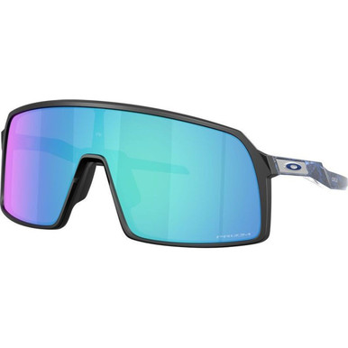 Oakley Sutro (A) - Matte Black and Blue Aurora/Prizm Sapphire Lenses