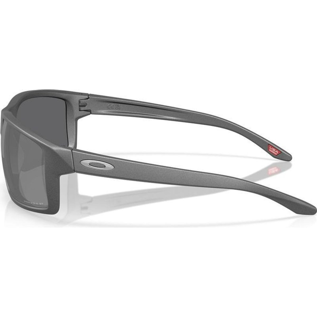 Oakley Gibston XL Sunglasses Steel/Prizm Black Polarised