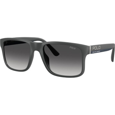 Polo Ralph Lauren PH4195U - Matte Dark Grey/Grey Gradient Lenses