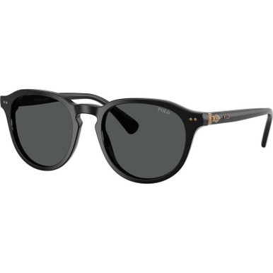 Polo Ralph Lauren PH4221, Shiny Black/Dark Grey Lenses