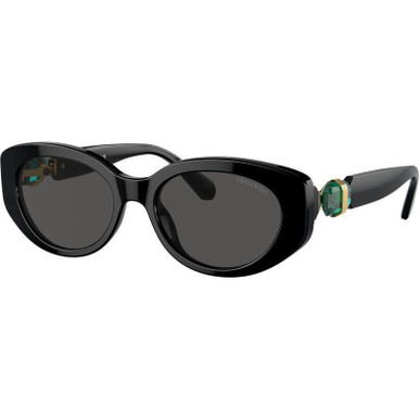 Swarovski SK6002 - Black/Dark Grey Lenses