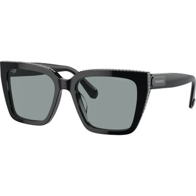 Swarovski SK6013 - Black/Dark Grey Lenses