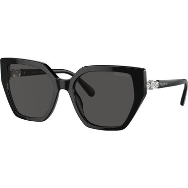 Swarovski SK6016, Black/Dark Grey Lenses