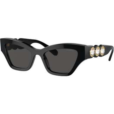 Swarovski SK6021 - Black/Dark Grey Lenses