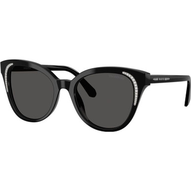 Swarovski SK6031, Black/Dark Grey Lenses