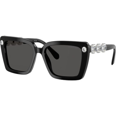 Swarovski SK6032, Black/Dark Grey Lenses