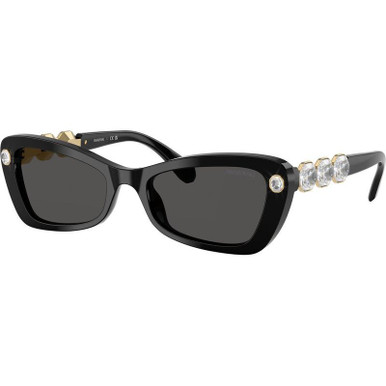 Swarovski SK6033, Black/Dark Grey Lenses