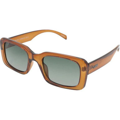 Translucent Brown/Green Gradient Polarised Lenses