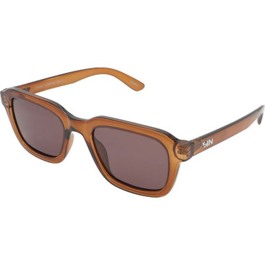 SIN Eyewear Chiller, Translucent Brown/Purple Polarised Lenses