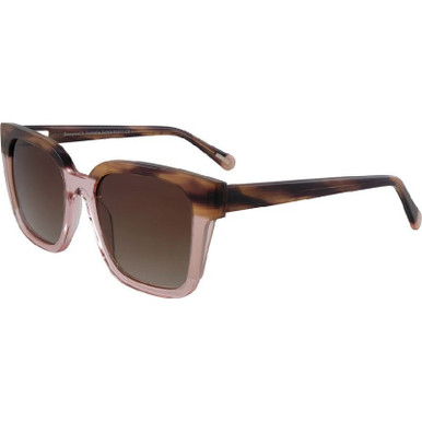 Bill Bass Estela, Brown and Pink/Brown Gradient Polarised Lenses