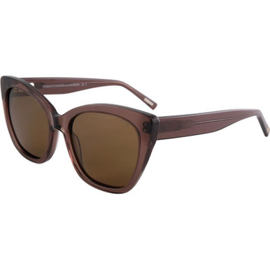 Bill Bass Lucinda, Crystal Brown/Brown Polarised Lenses