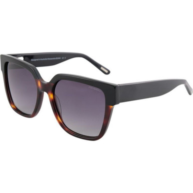 Bill Bass Alessandra - Demi and Black/Grey Gradient Polarised Lenses