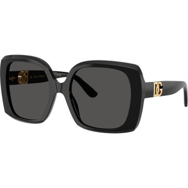 Dolce &amp; Gabbana DG4475, Black/Dark Grey Lenses