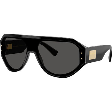 Dolce &amp; Gabbana DG4481F, Black/Dark Grey Lenses