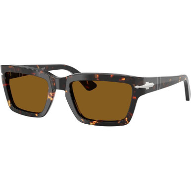 Tobacco Virginia/Brown Glass Lenses 55 Eye Size
