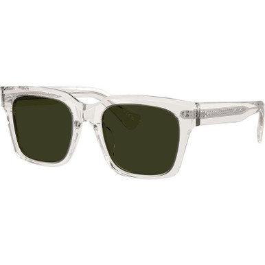 Gravel/Green Polarised Glass Lenses