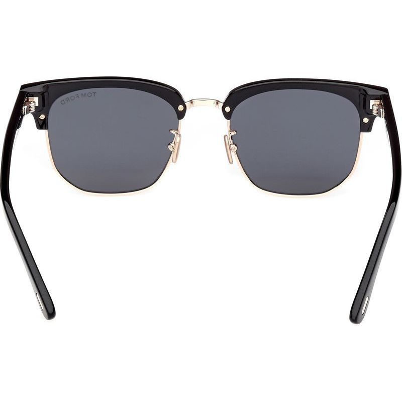 Shop the Tom Ford FT1165-K Sunglasses Shiny Black/Smoke