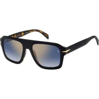 Black Havana/Blue Gradient Lenses