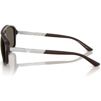 Emporio Armani EA4236U Sunglasses Dark Brown/Brown