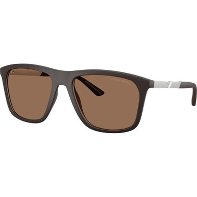 Dark Brown/Dark Brown Gold Mirror Lenses