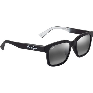 Maui Jim 'Opiopio Alt Fit, Matte Black/Neutral Grey Polarised Lenses