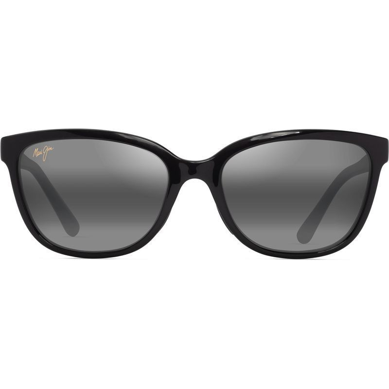 サングラス Maui Jim Maui Jim - HONI - grey honi shiny black Amazon.com: Maui Jim Women's Honi Polarized Cat Eye