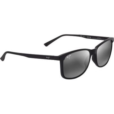 Maui Jim Hulili, Matte Black/Neutral Grey Glass Polarised Lenses