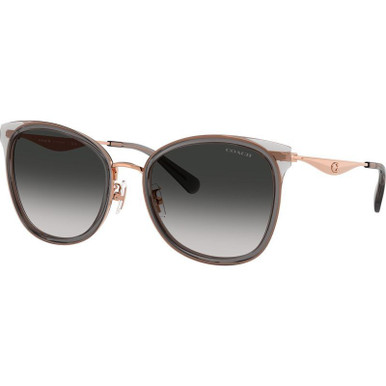 Rose Gold/Grey Gradient Lenses