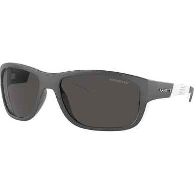Arnette Floresta AN4337 - Shiny Dark Grey and Matte White/Dark Grey Lenses