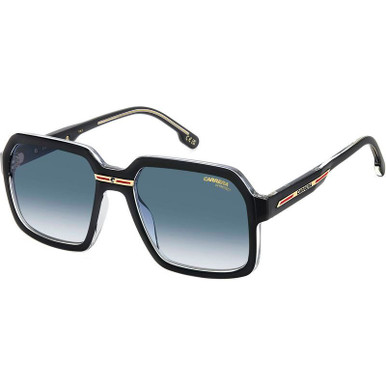 Crystal Black/Dark Blue Gradient Lenses