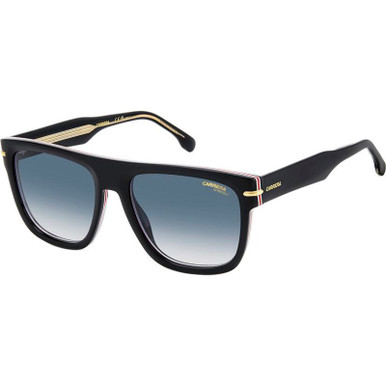Black and Gold/Dark Blue Gradient Lenses