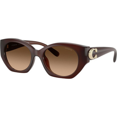 Milky Hazelnut/Brown Gradient Lenses