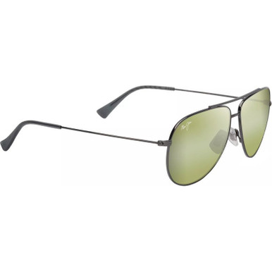 Maui Jim Hau'oli XL - Shiny Dark Ruthenium/Maui HT Polarised Lenses