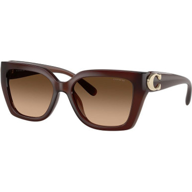 Milky Hazelnut/Brown Gradient Lenses