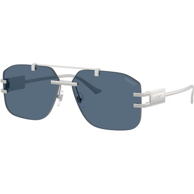 Silver/Blue Lenses