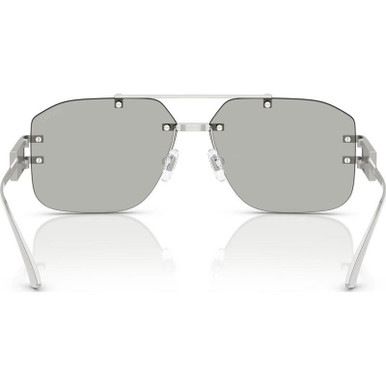 Shop the Versace VE2275 Sunglasses Silver/Silver Mirror
