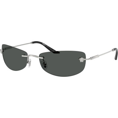 Silver/Dark Grey Lenses