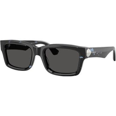 Burberry BE4443 - Blue Havana/Dark Grey Lenses